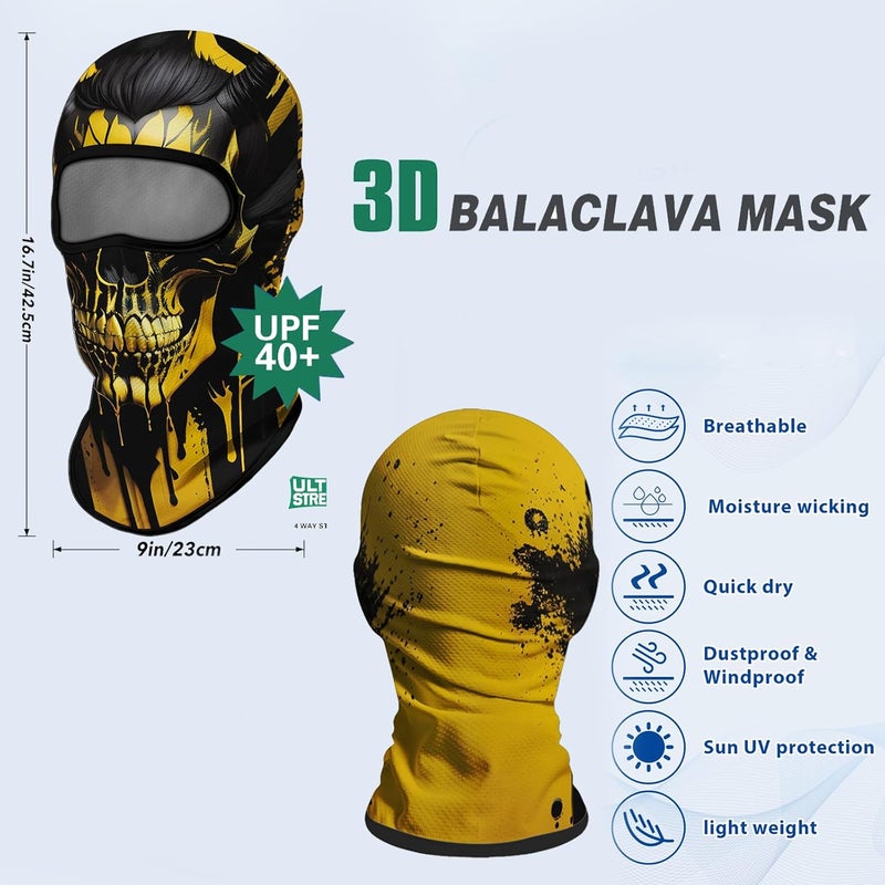 Obacle Balaclava Face Mask Men Women Lightweight for Ski Hunting Cycling Fishing - Image 3